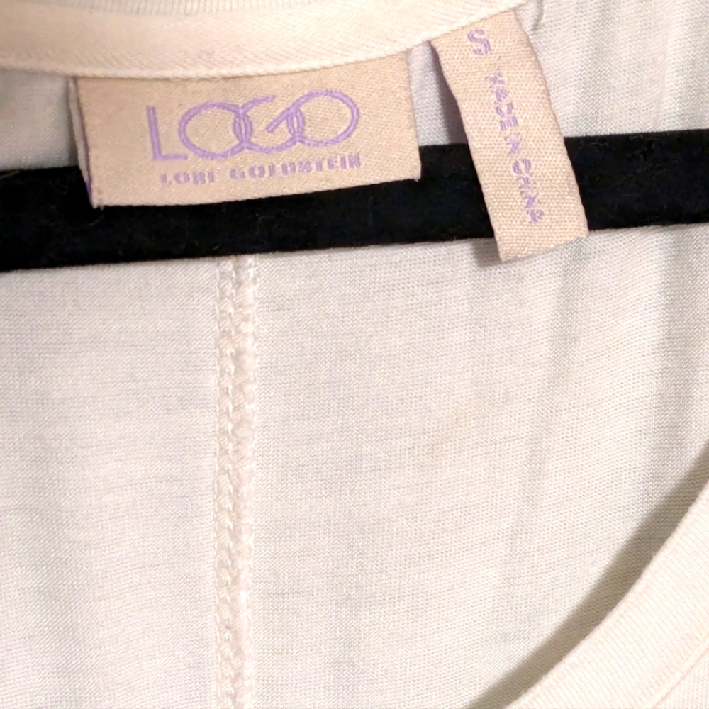 LOGO Tank w/ Sharkbite Hem in Ivory